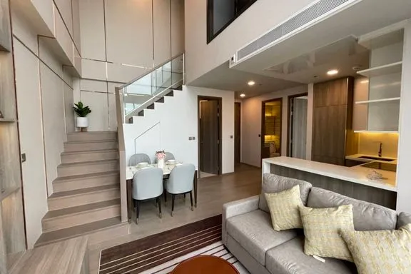 A 2-bedroom condo for rent at Celes Asoke, MRT Sukhumvit, Bangkok
