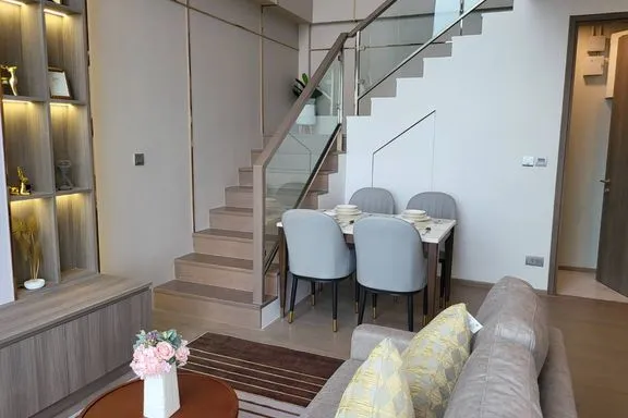 A 2-bedroom condo for rent at Celes Asoke, MRT Sukhumvit, Bangkok, view 3