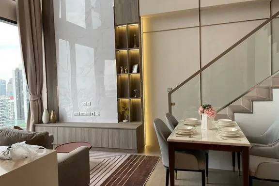 A 2-bedroom condo for rent at Celes Asoke, MRT Sukhumvit, Bangkok, view 4
