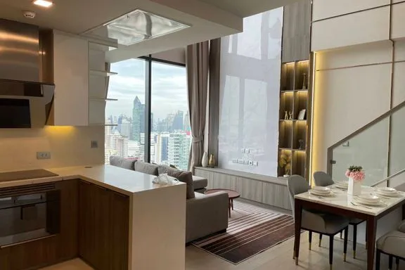 A 2-bedroom condo for rent at Celes Asoke, MRT Sukhumvit, Bangkok, view 5